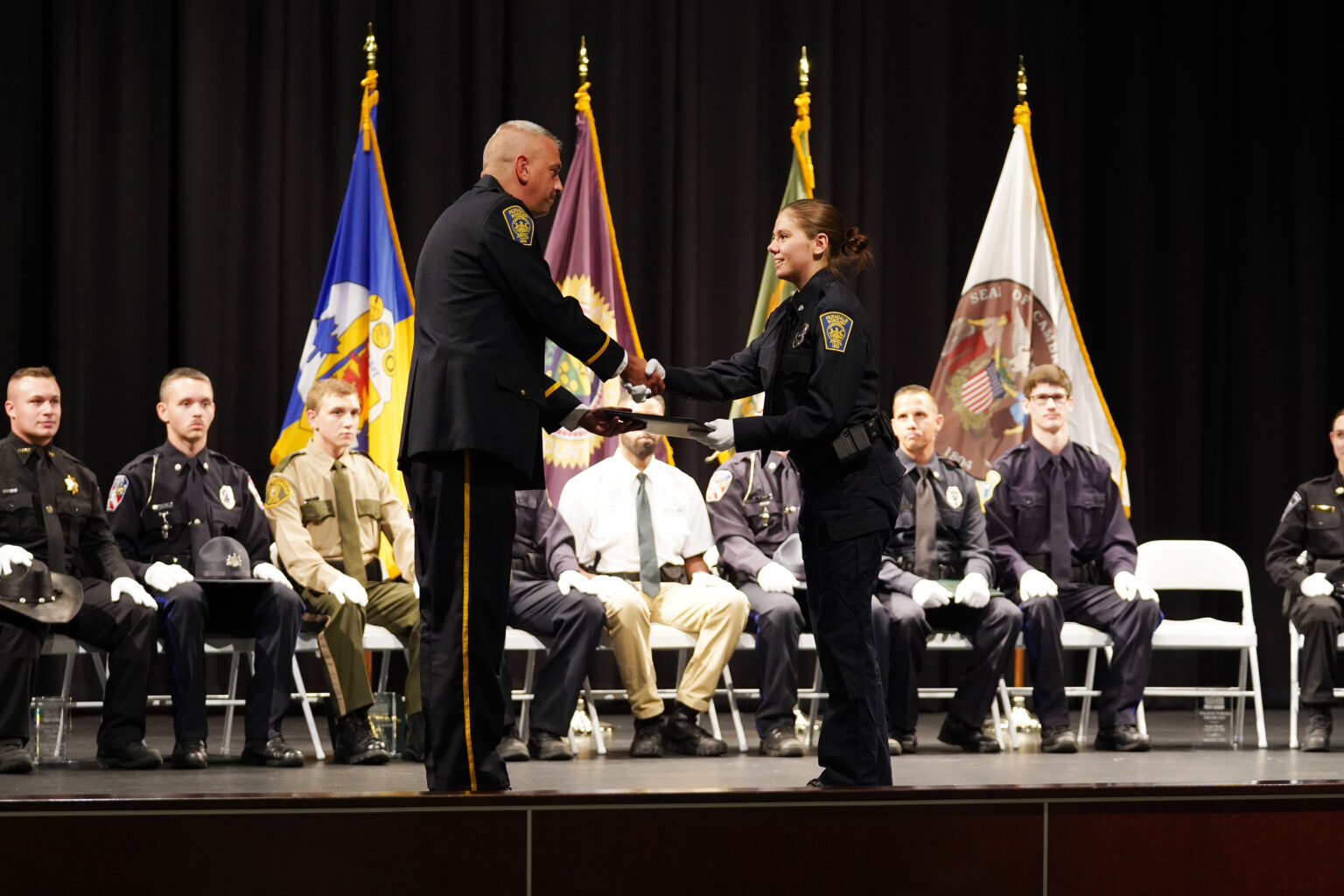 Police Academy Honors Inaugural Graduating Class With Ceremony ...